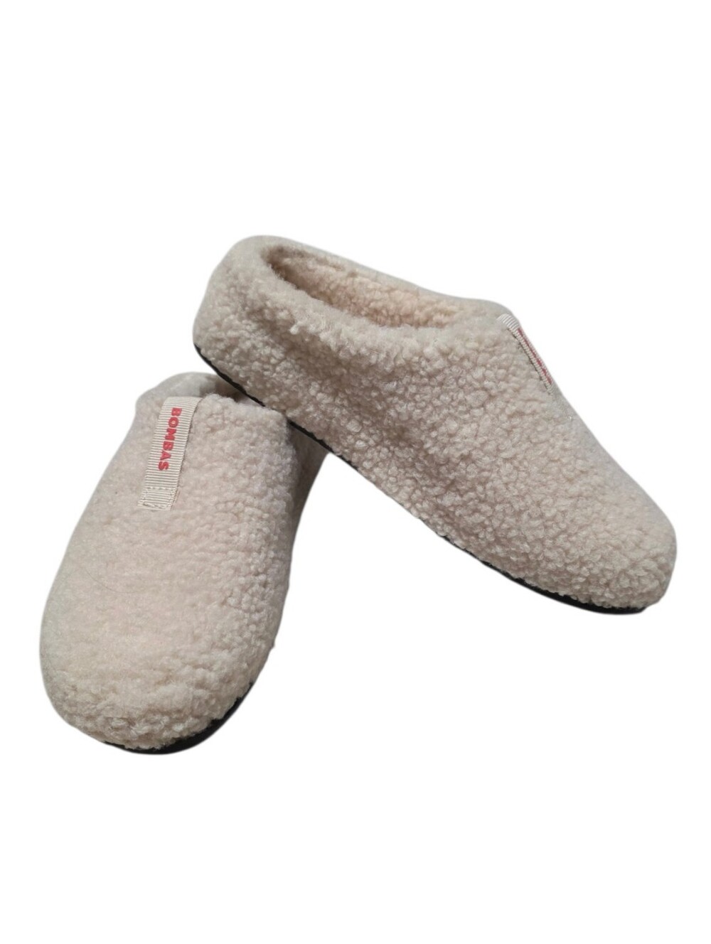 Bombas Cream Faux Fur Cozy Slippers